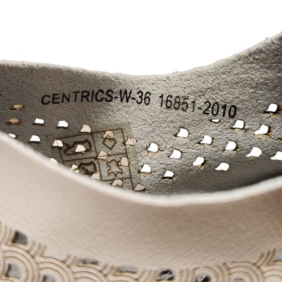 Spring Step Sneakers Tennis Shoe Leather Cut Out Lightweight Slip On‎ White 36 6 - Picture 13 of 15